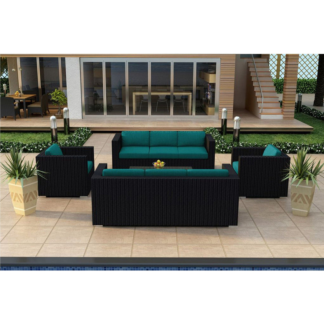 Urbana 5 Piece Double Sofa Set