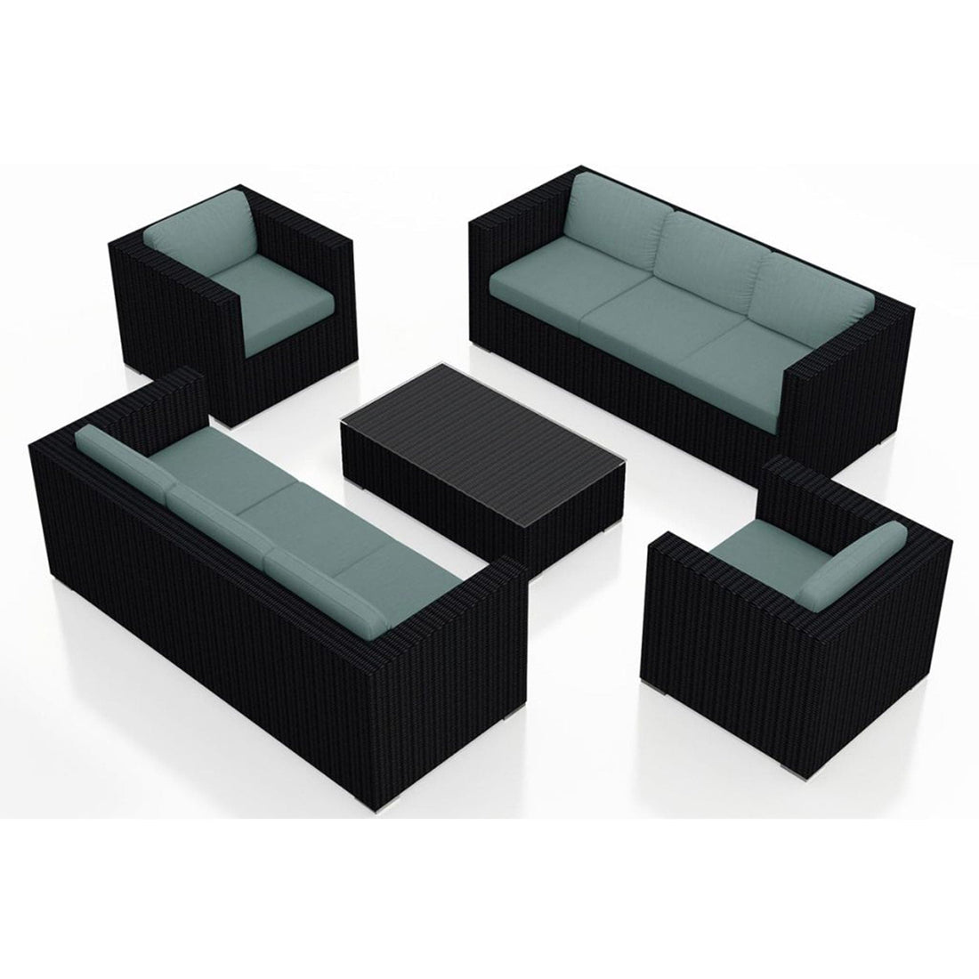 Urbana 5 Piece Double Sofa Set