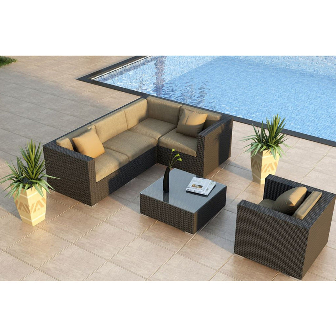 Urbana 5 Piece Sectional Set