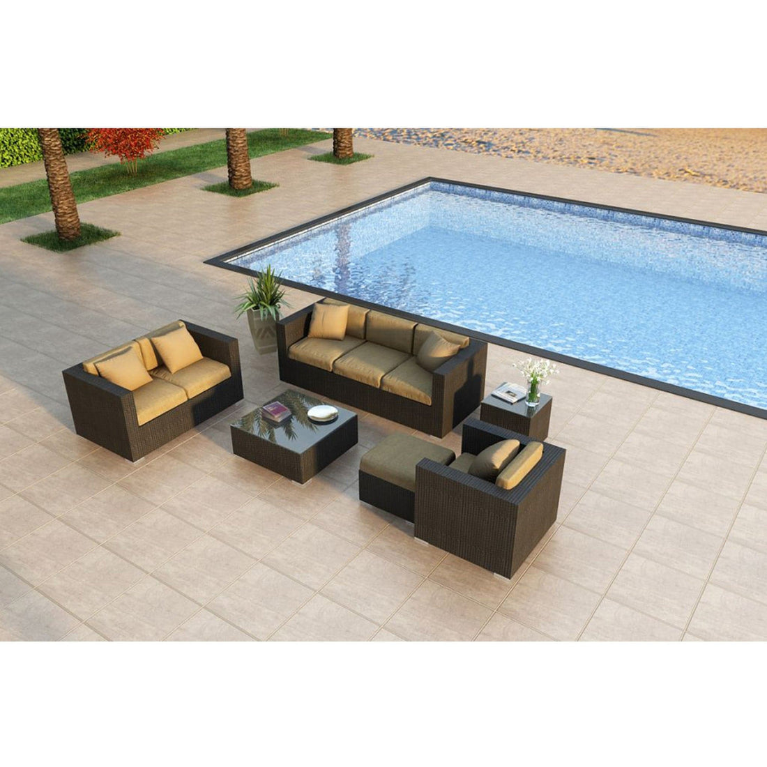 Urbana 5 Piece Sofa Set