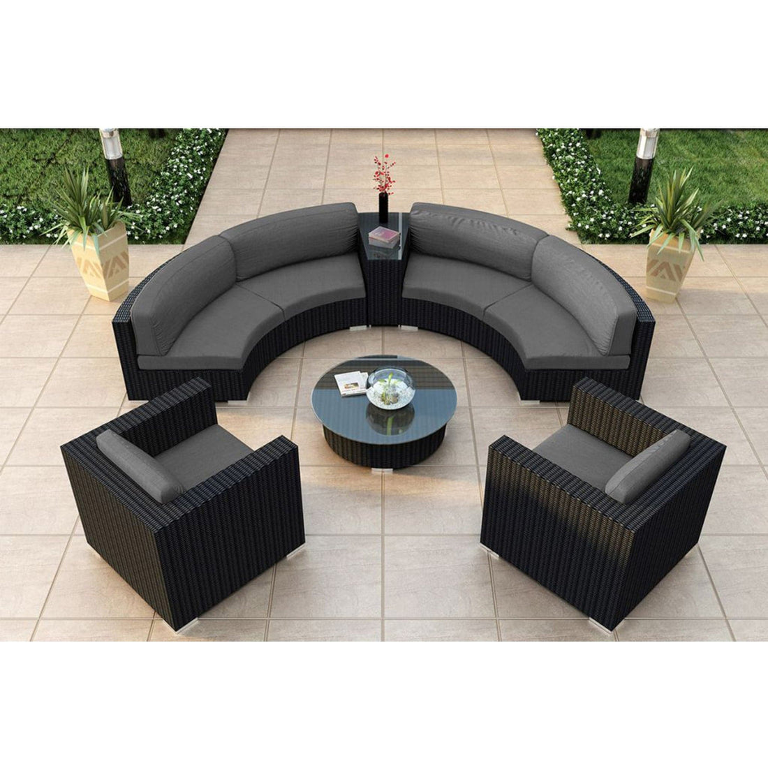 Urbana 6 Piece Curve Sectional Set