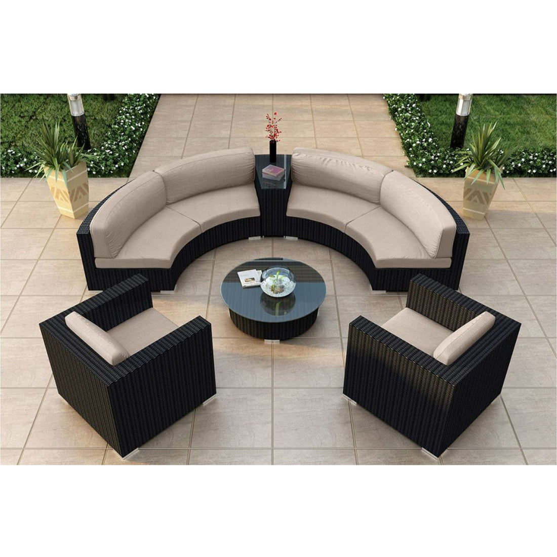 Urbana 6 Piece Curve Sectional Set