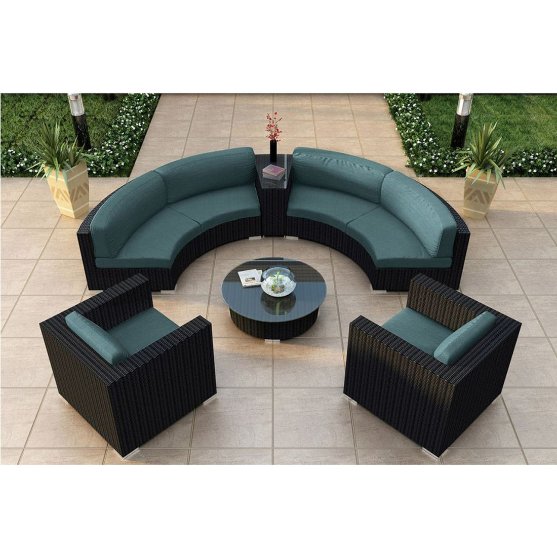 Urbana 6 Piece Curve Sectional Set