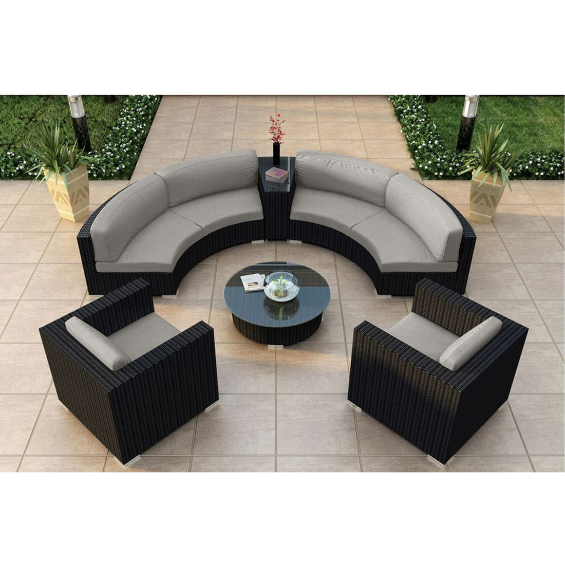 Urbana 6 Piece Curve Sectional Set