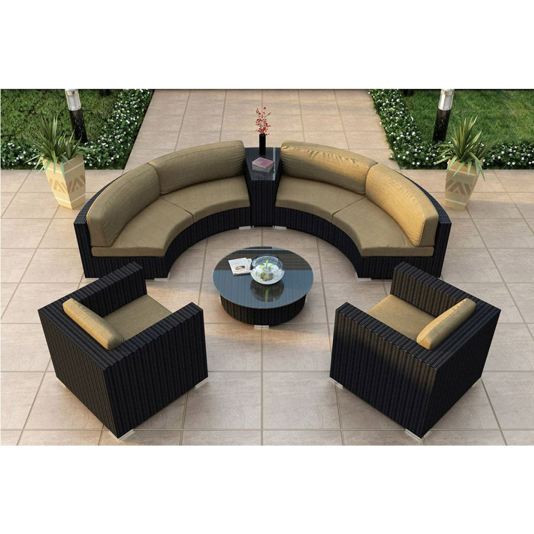 Urbana 6 Piece Curve Sectional Set