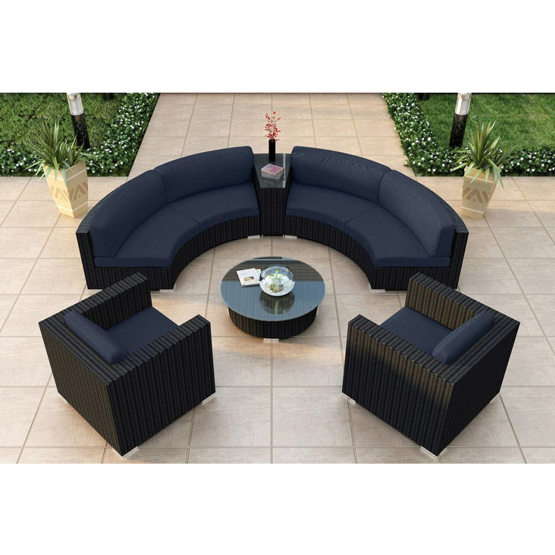 Urbana 6 Piece Curve Sectional Set