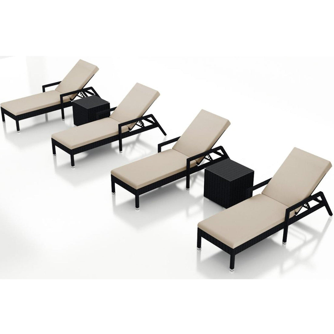 Urbana 6 Piece Reclining Chaise Lounge Set