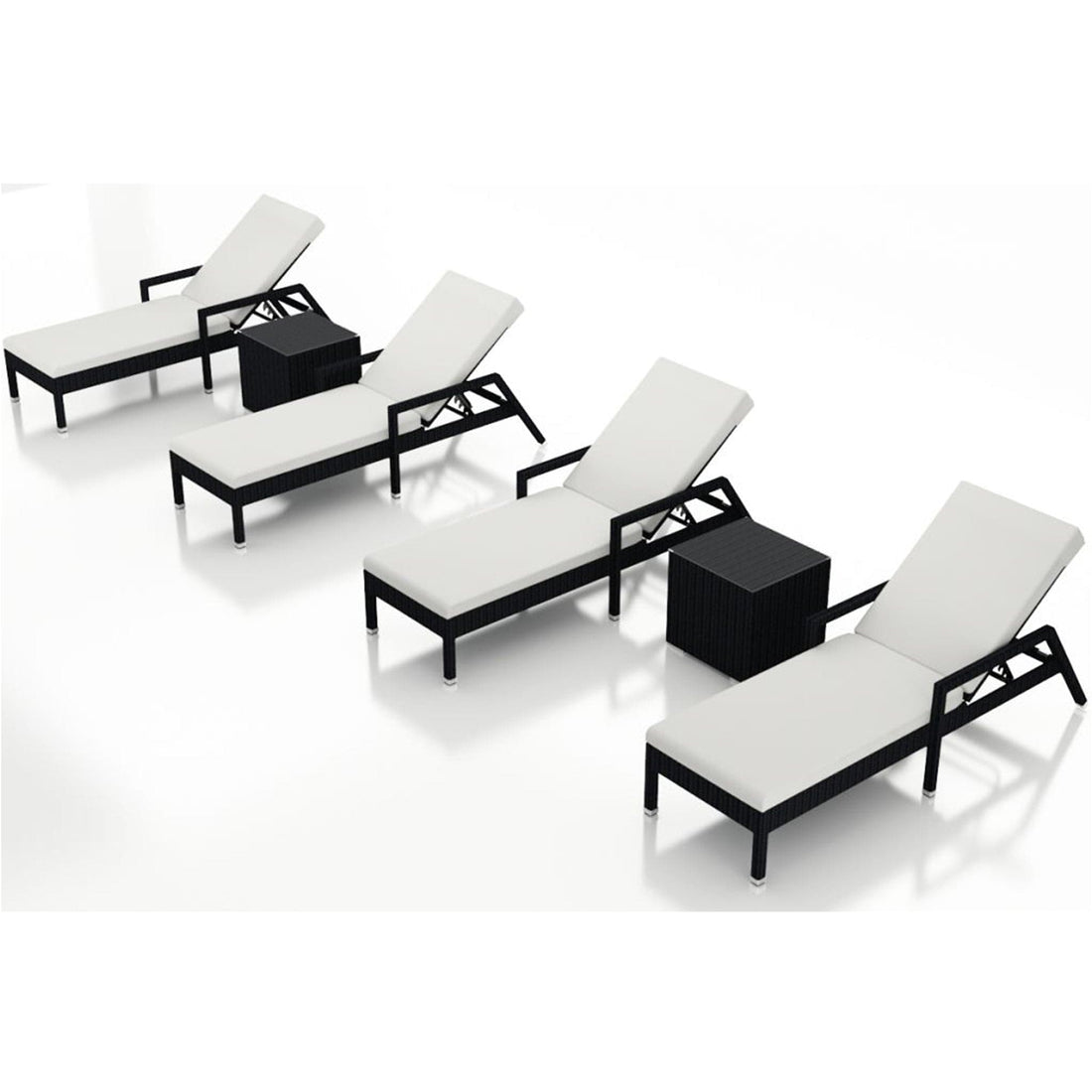 Urbana 6 Piece Reclining Chaise Lounge Set