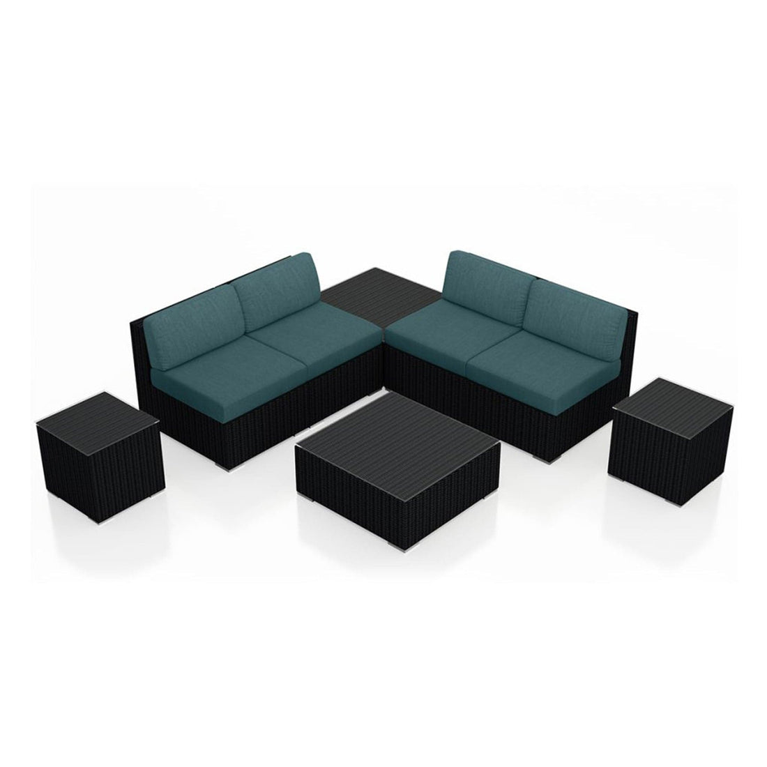 Urbana 8 Piece 4-Seat Sectional Set