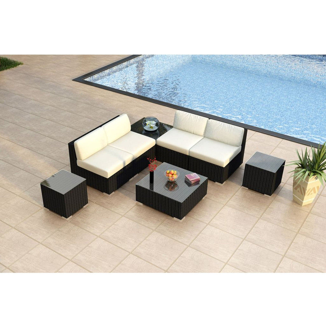 Urbana 8 Piece 4-Seat Sectional Set