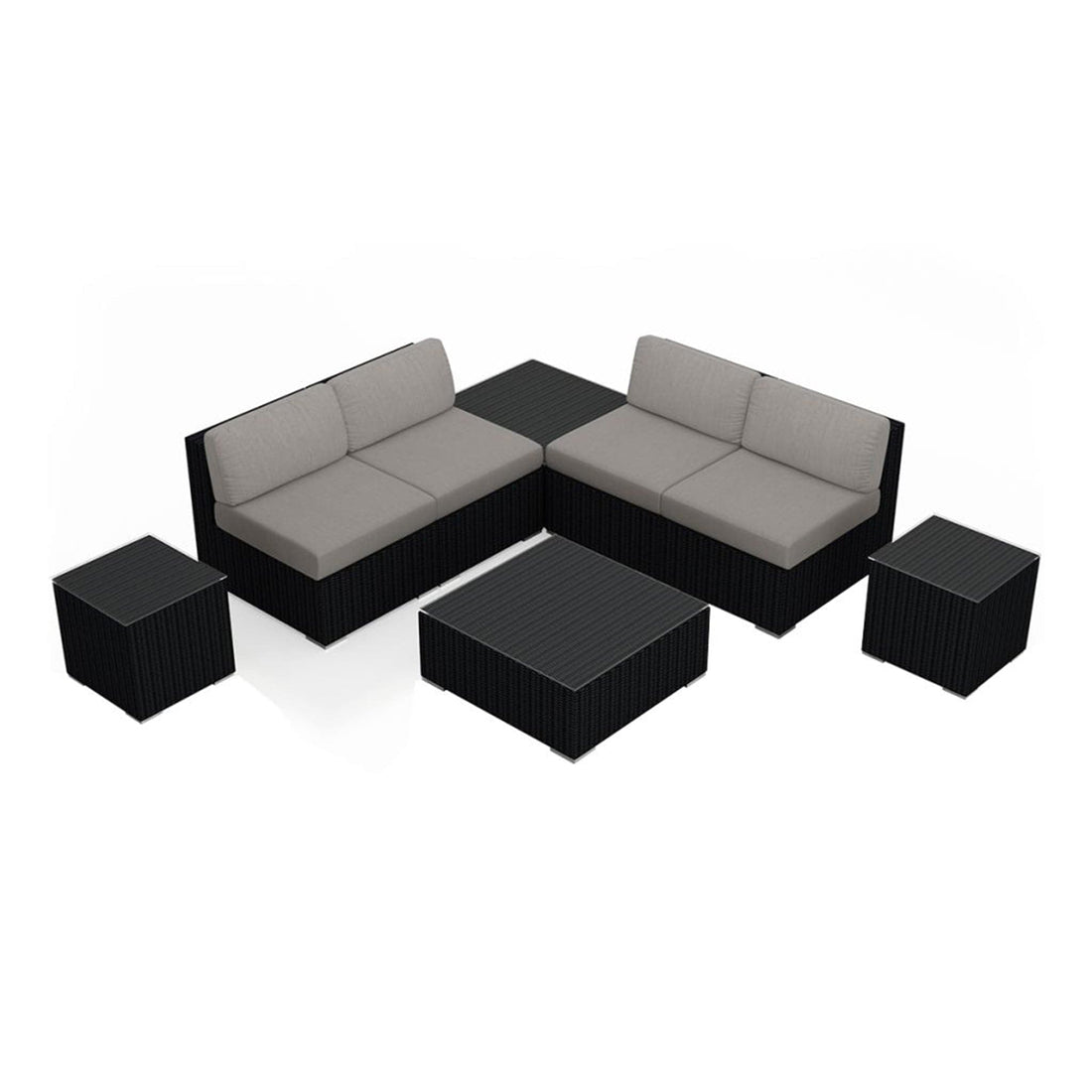 Urbana 8 Piece 4-Seat Sectional Set