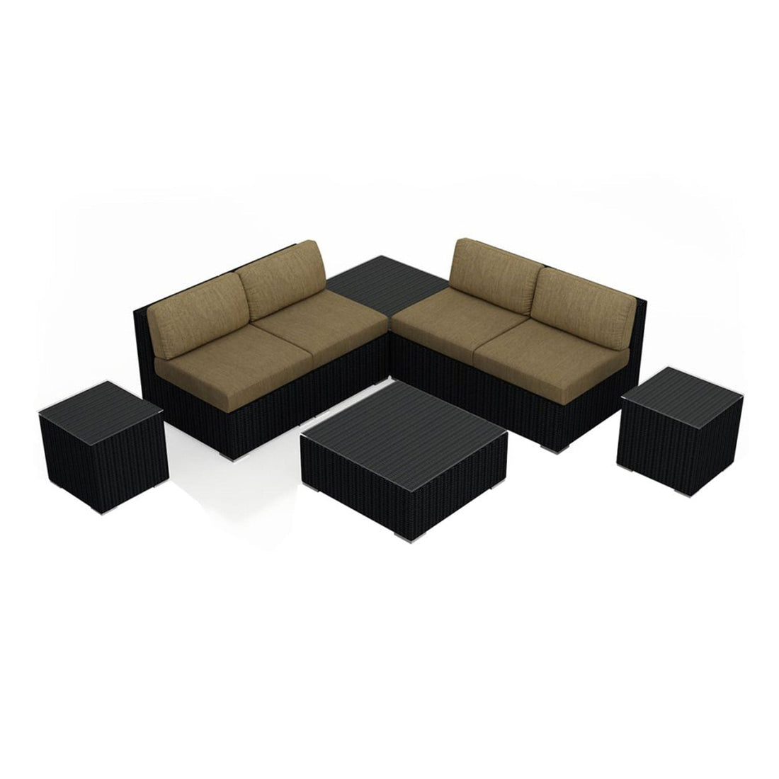 Urbana 8 Piece 4-Seat Sectional Set