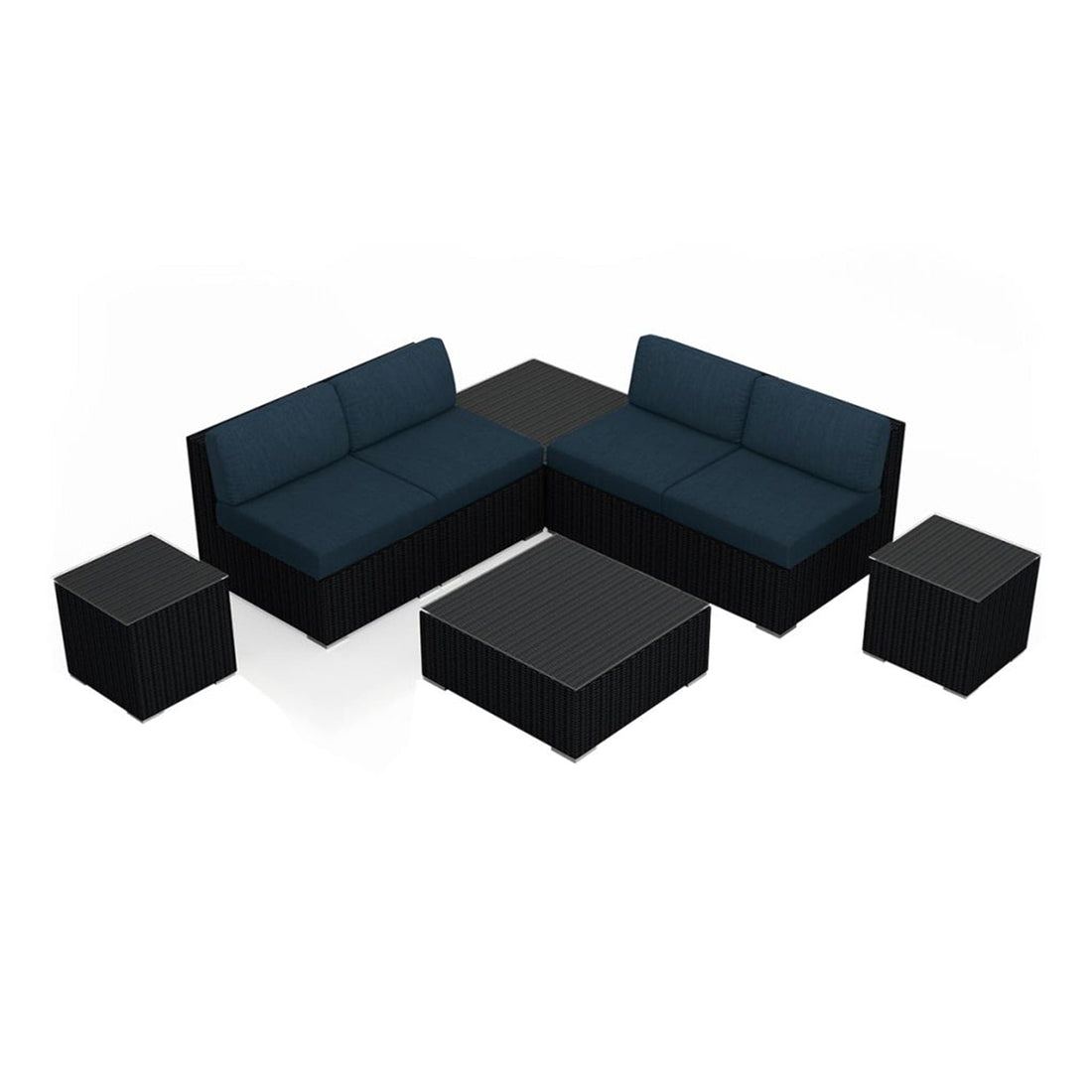 Urbana 8 Piece 4-Seat Sectional Set