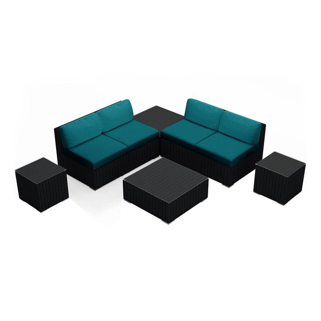 Urbana 8 Piece 4-Seat Sectional Set