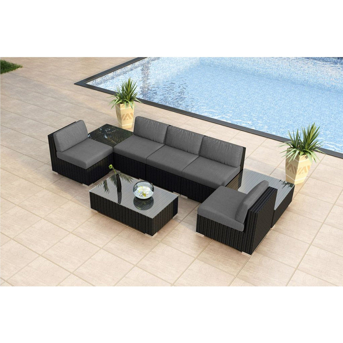 Urbana 8 Piece 5-Seat Sectional Set