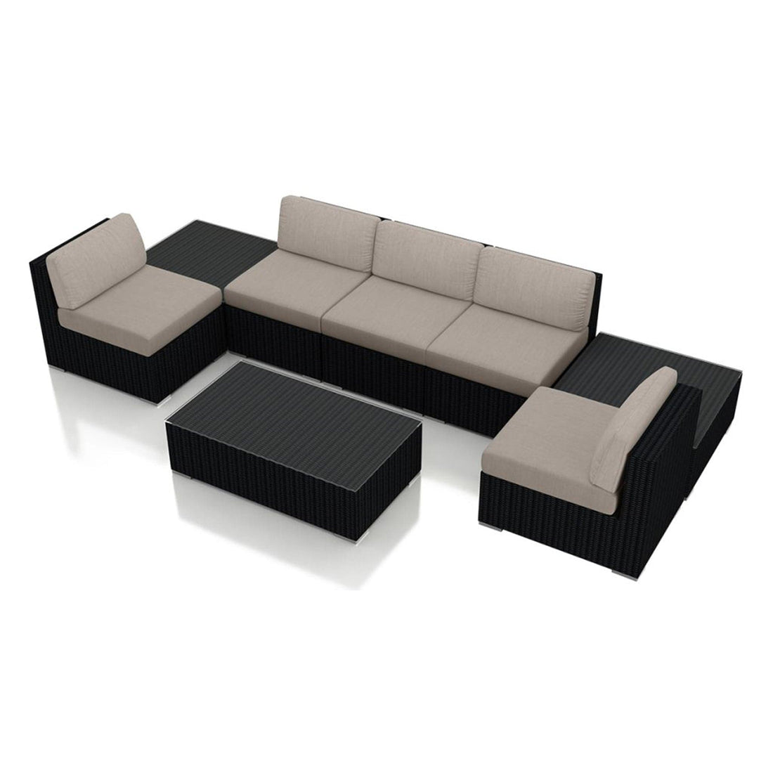 Urbana 8 Piece 5-Seat Sectional Set