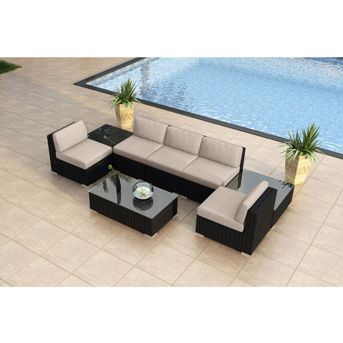 Urbana 8 Piece 5-Seat Sectional Set