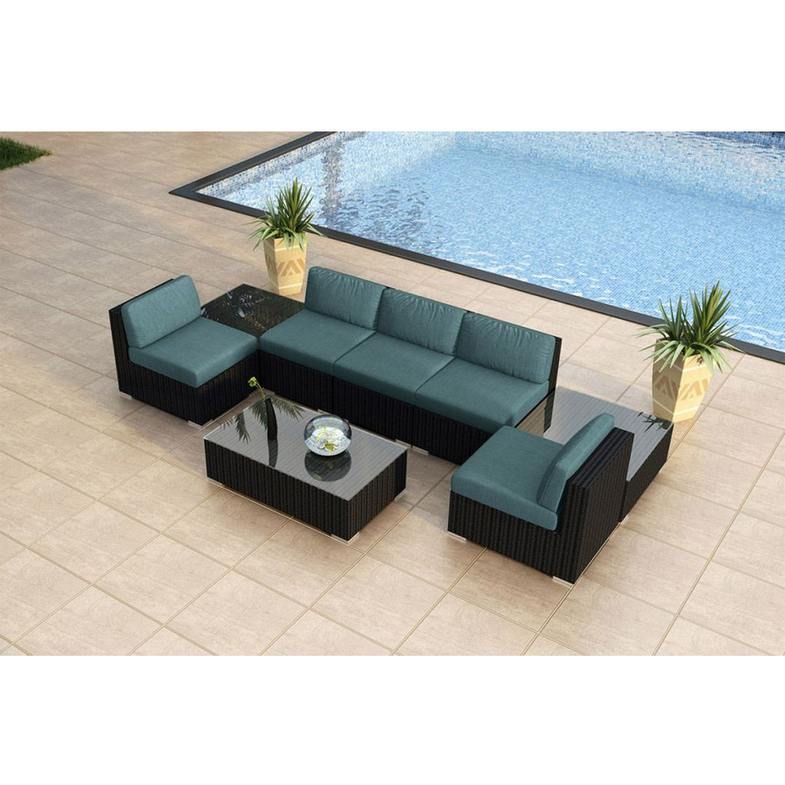 Urbana 8 Piece 5-Seat Sectional Set