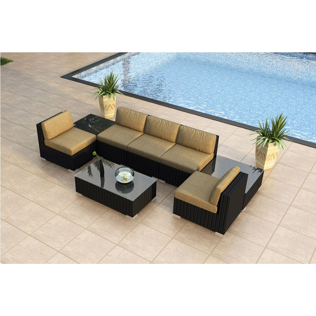 Urbana 8 Piece 5-Seat Sectional Set