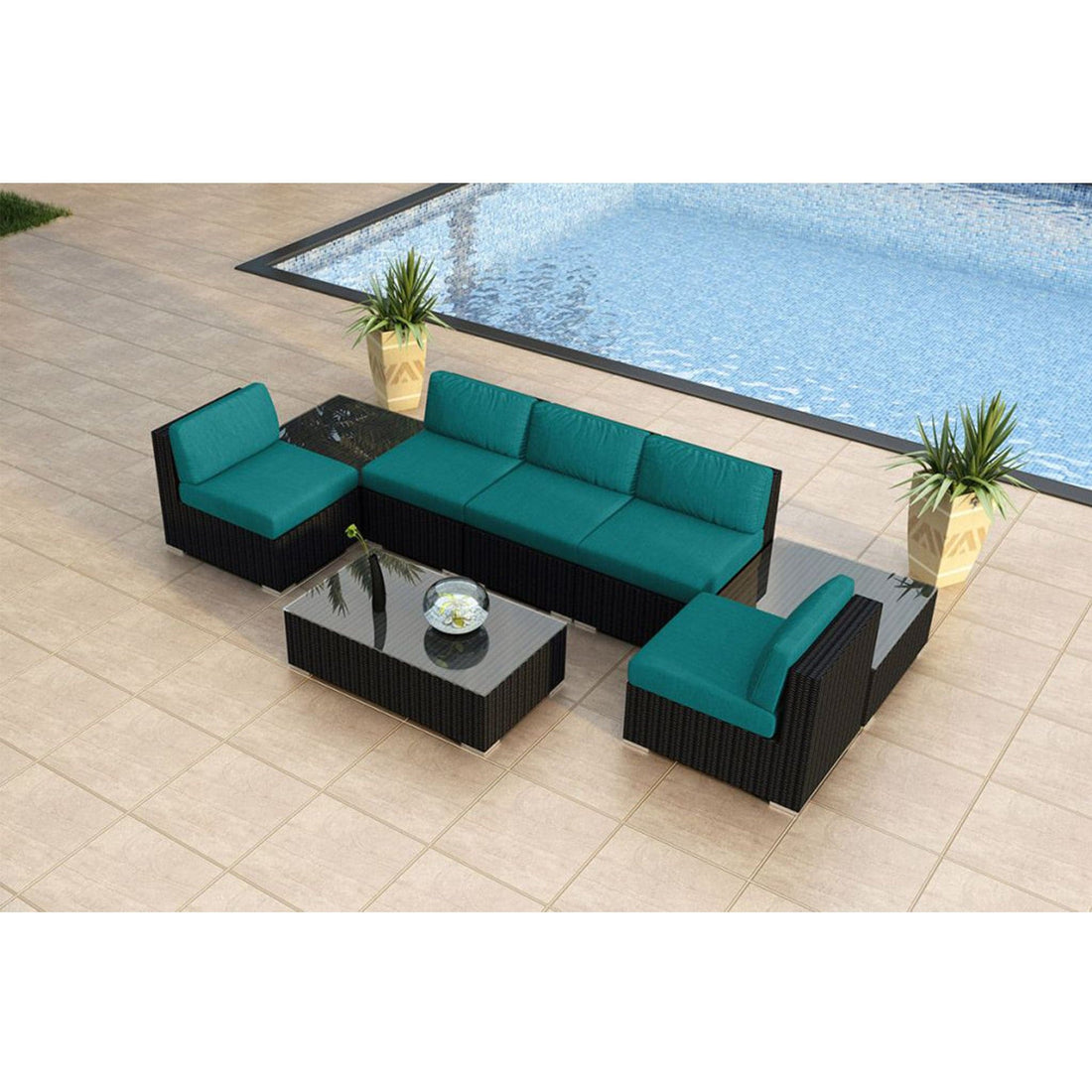 Urbana 8 Piece 5-Seat Sectional Set