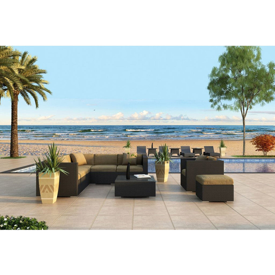 Urbana 8 Piece Sectional Set