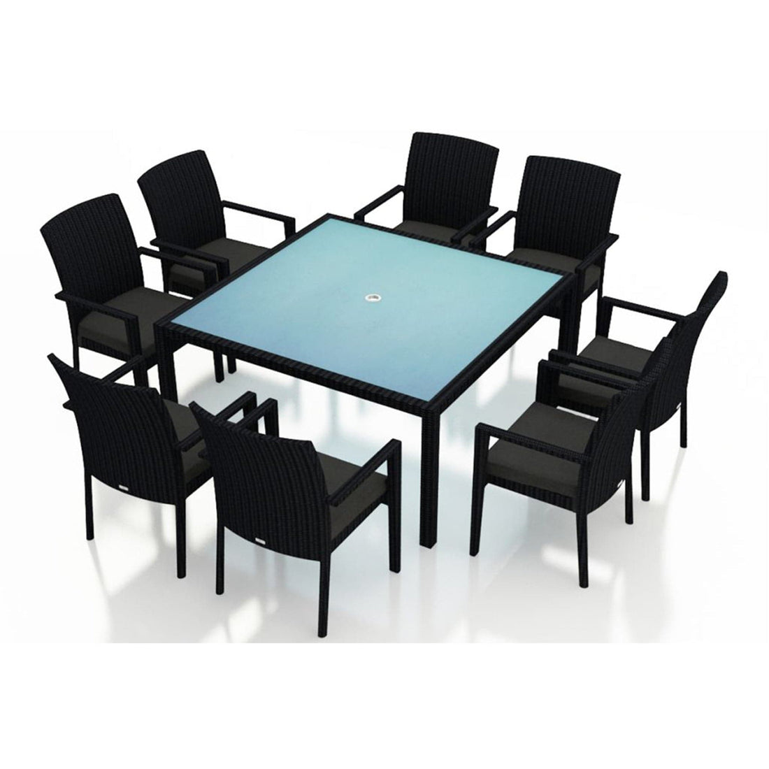 Urbana 9 Piece Square Arm Dining Set