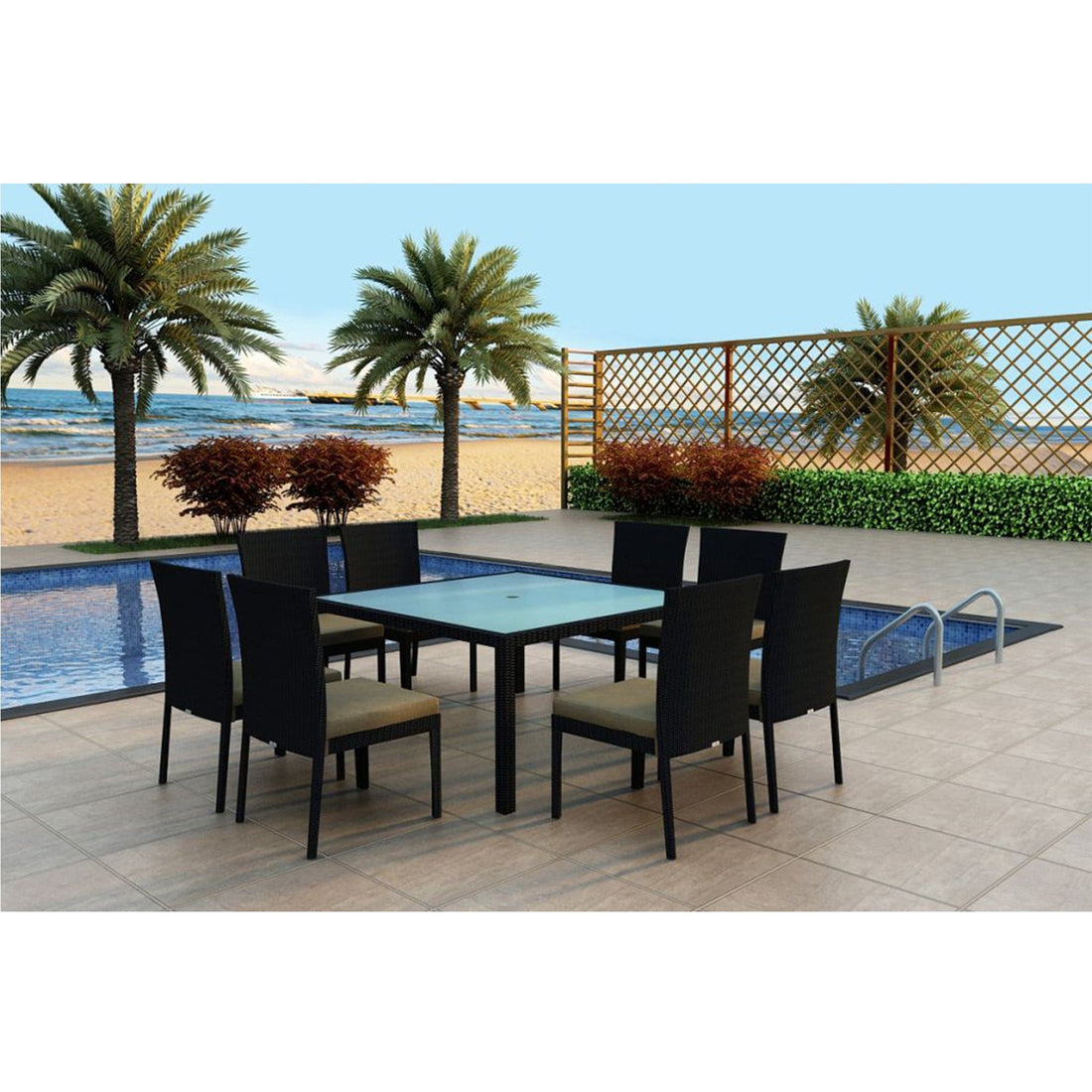 Urbana 9 Piece Square Dining Set