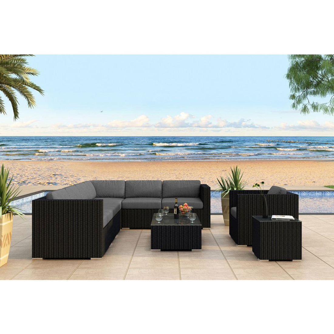 Urbana 9 Piece Sectional Set