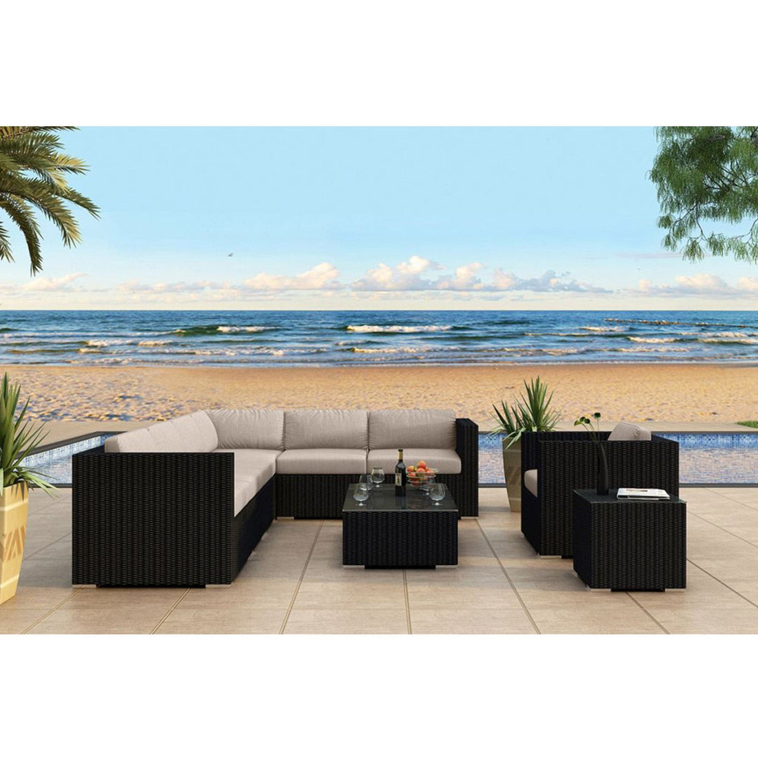 Urbana 9 Piece Sectional Set