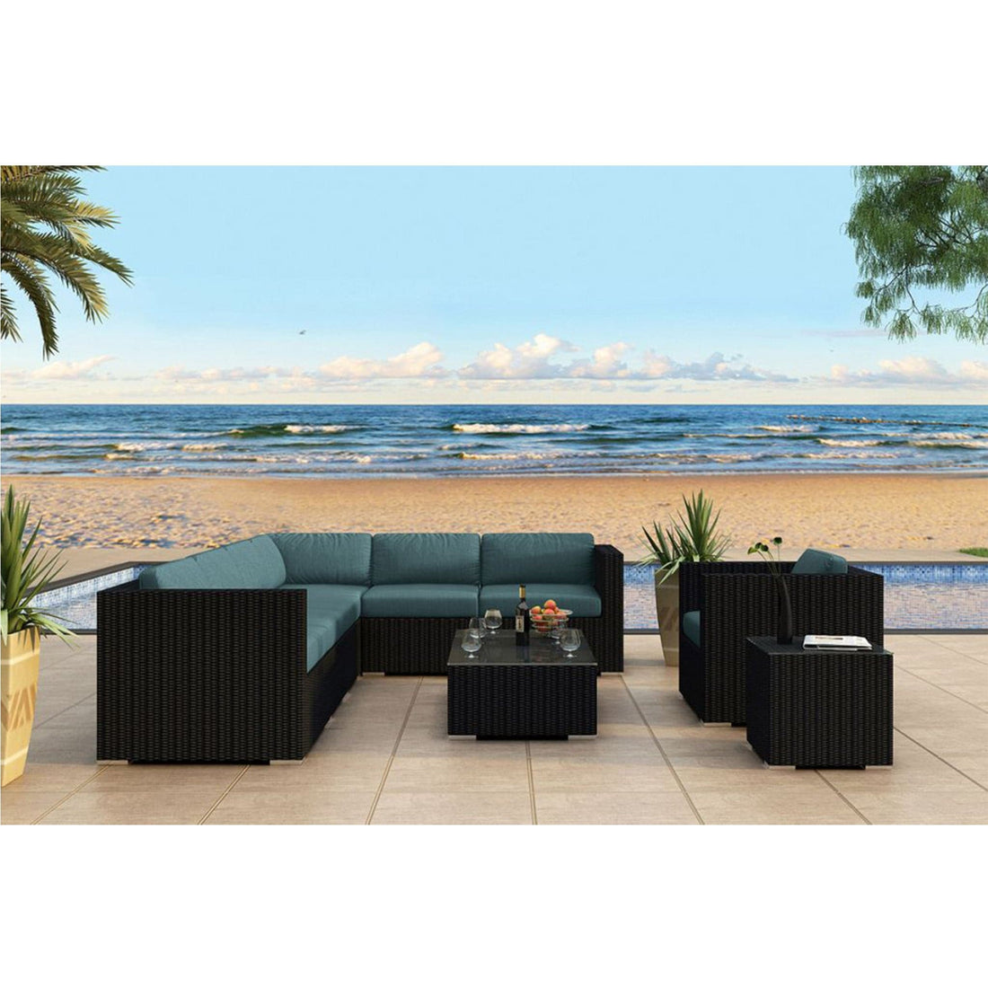 Urbana 9 Piece Sectional Set