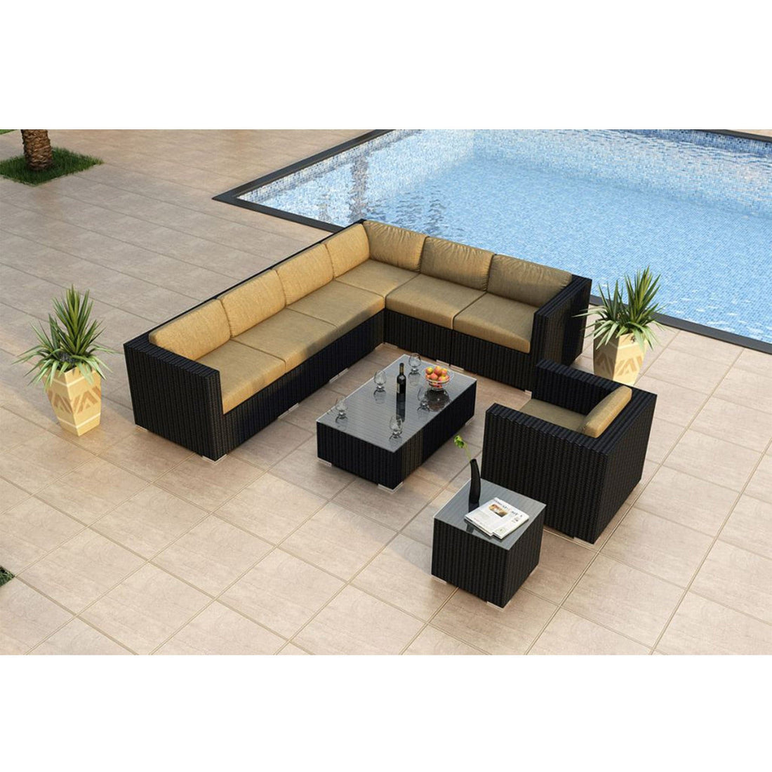 Urbana 9 Piece Sectional Set