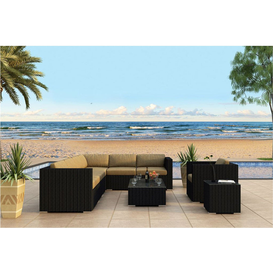 Urbana 9 Piece Sectional Set