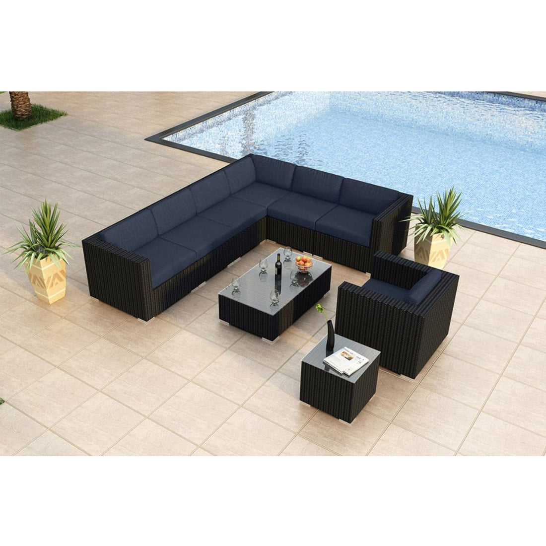 Urbana 9 Piece Sectional Set