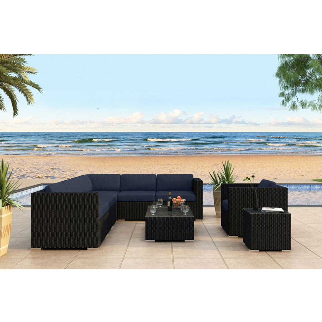 Urbana 9 Piece Sectional Set