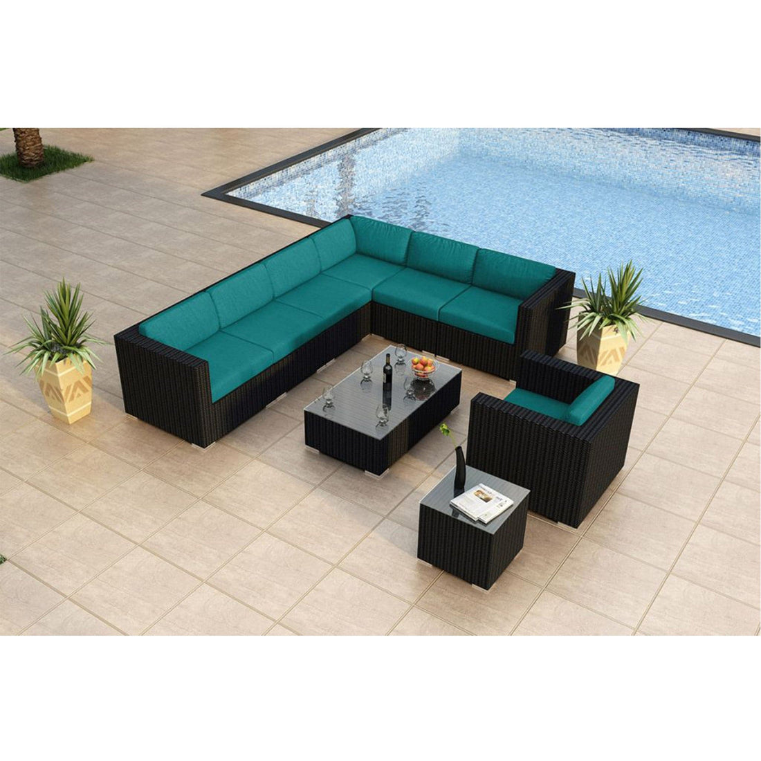 Urbana 9 Piece Sectional Set