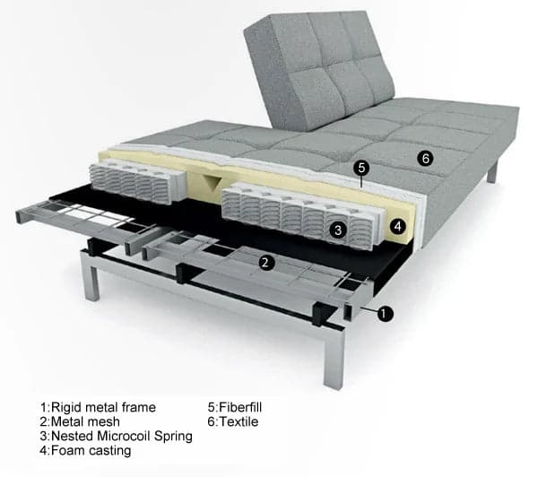 Dublexo Eik Sofa Bed, Smoked Oak