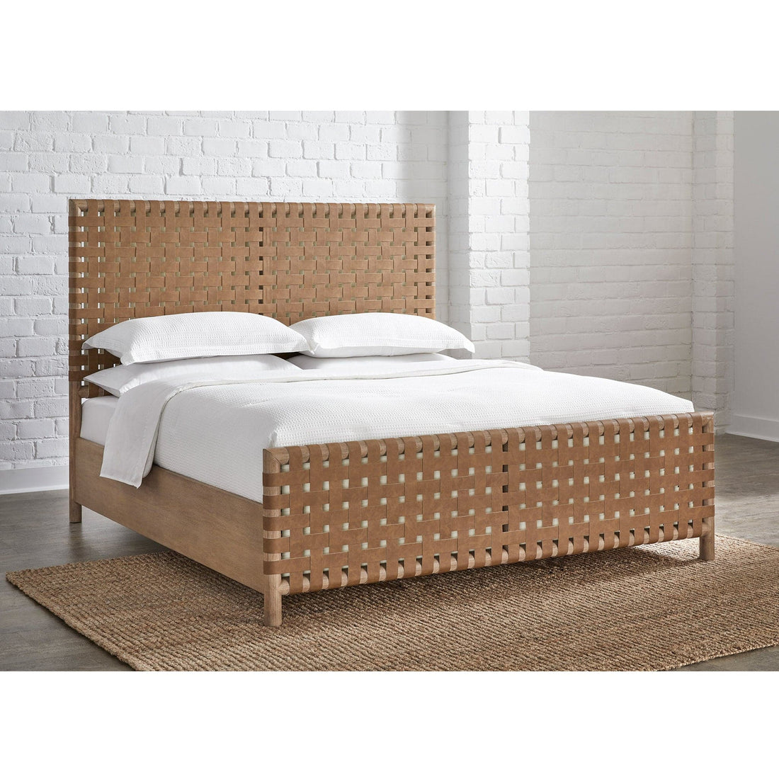 Dorsey Woven Panel Platform Bed