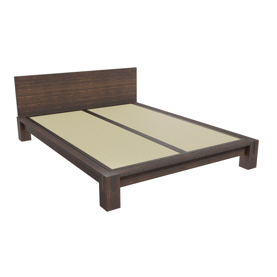 Kimara Platform Bed with Tatami Mats and Shiki Mat