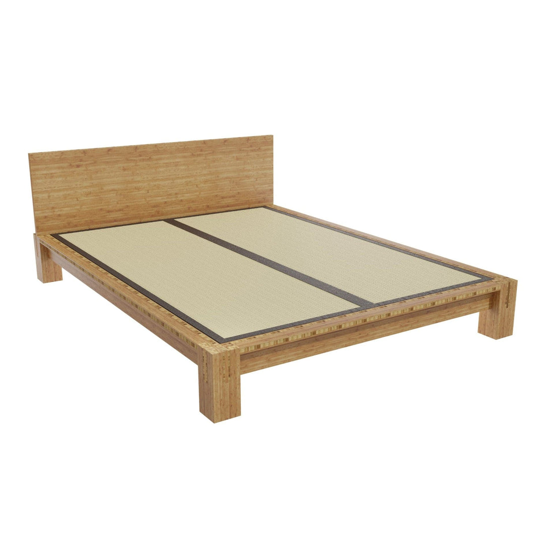 Kimara Platform Bed with Tatami Mats and Shiki Mat