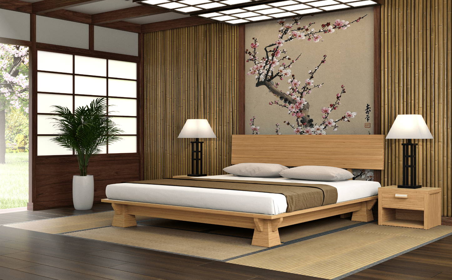 Takuma Japanese Platform Bed – Haiku Designs