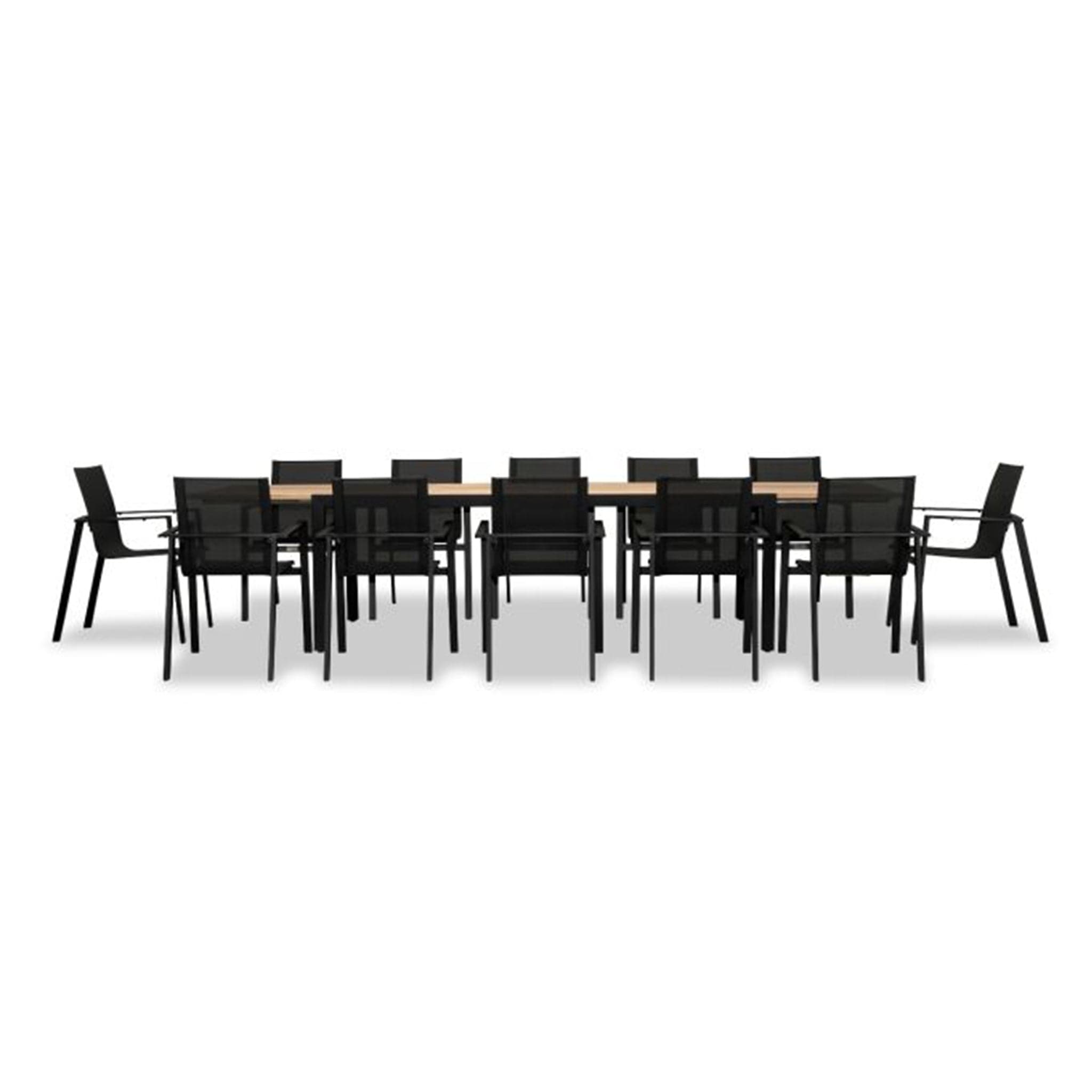 Lift Communal 12 Seat Extendable Reclaimed Teak Dining Set