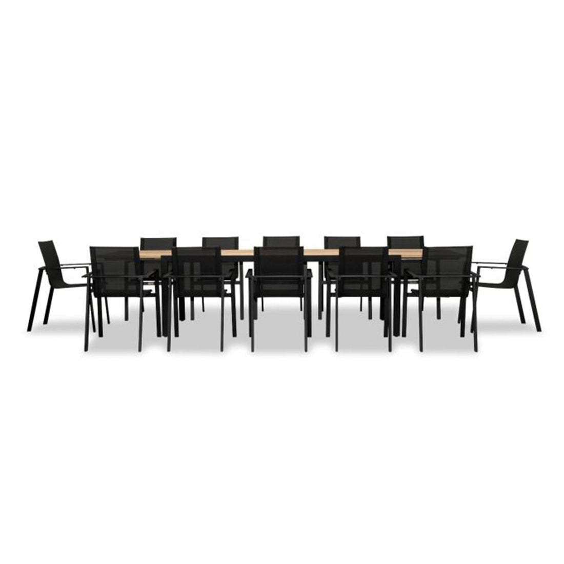 Lift Communal 12 Seat Extendable Reclaimed Teak Dining Set