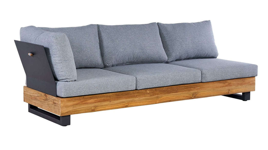 Meld 5 to 6 Seat Reclaimed Teak Sectional Set w/ Coffee Table