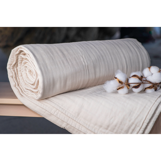 Natural Sleep Organic Cotton Muslin Blanket