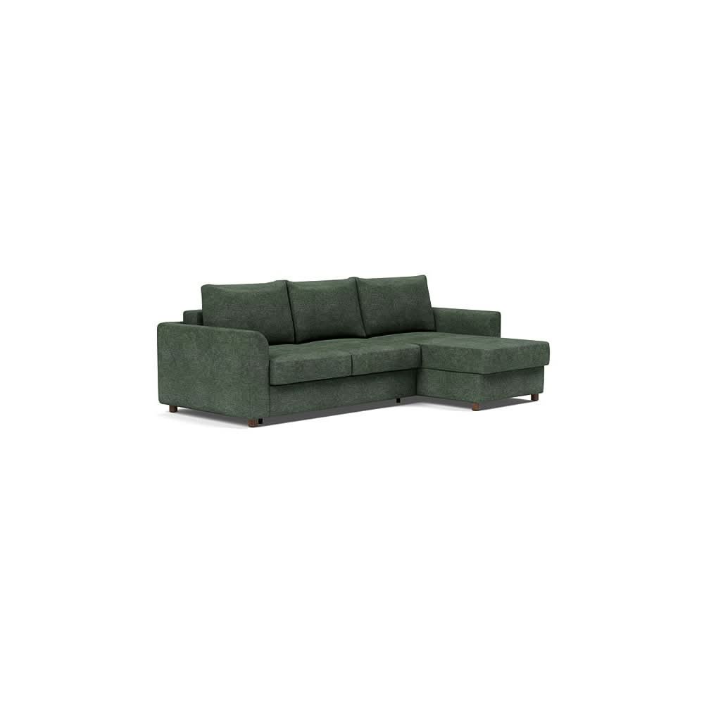 Full / Sofa with Lounger / Avella Pine Green - 281