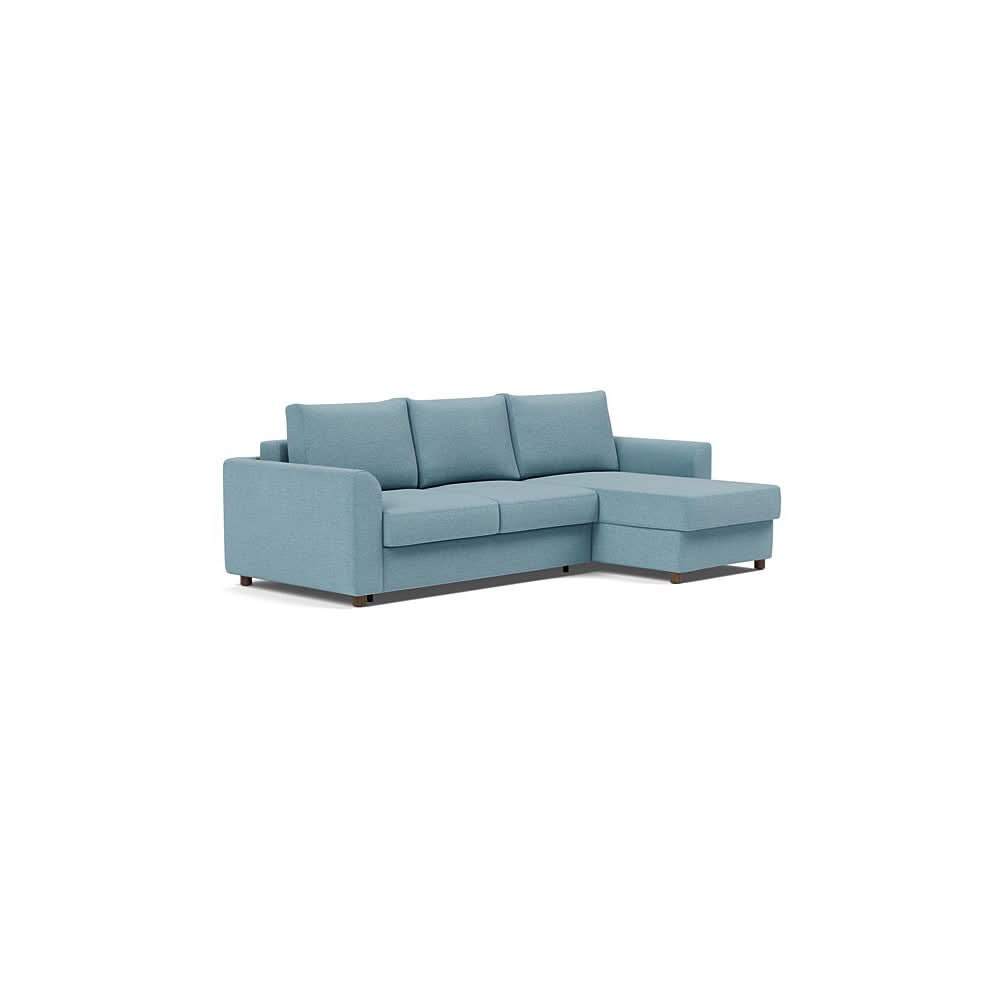 Full / Sofa with Lounger / Mixed Dance Light Blue - 525