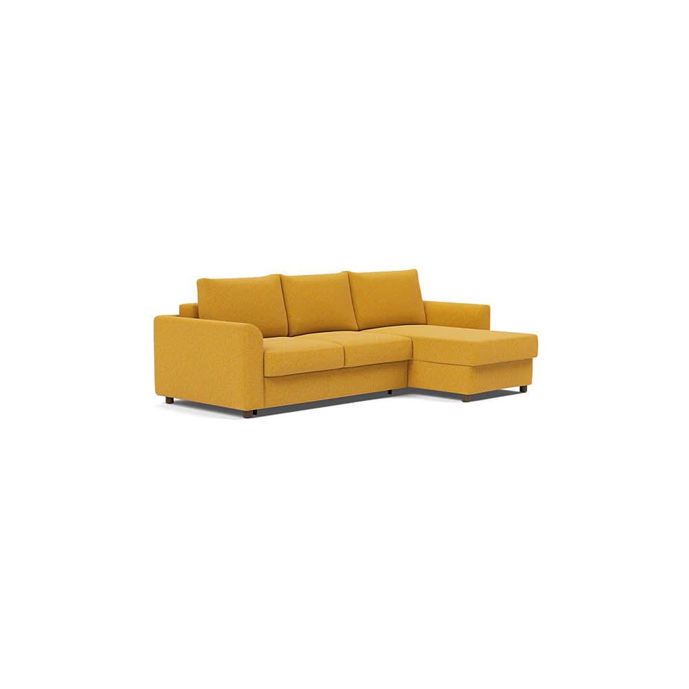 Full / Sofa with Lounger / Boucle Ochre - 536