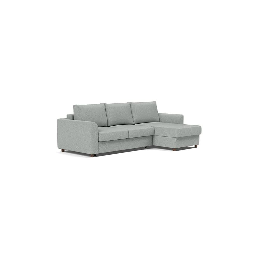 Full / Sofa with Lounger / Melange Grey - 538