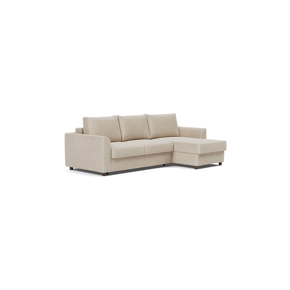 Full / Sofa with Lounger / Phobos Latte - 586