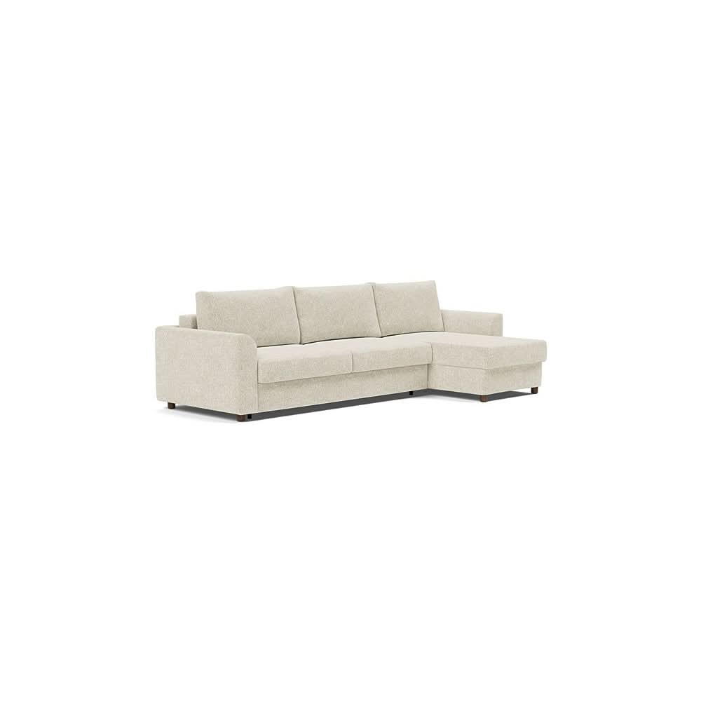 King / Sofa with Lounger / Taura Off White - 357